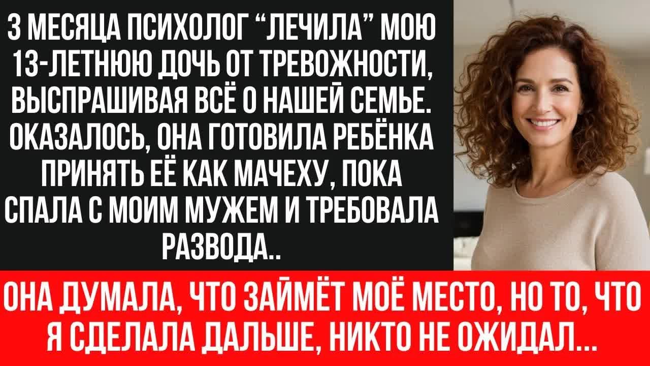 МУЖ ИЗМЕНЯЛ С ПСИХОЛОГОМ ДОЧЕРИ, ЭТО БЫЛ ИХ ИЗОЩРЕННЫЙ ПЛАН...