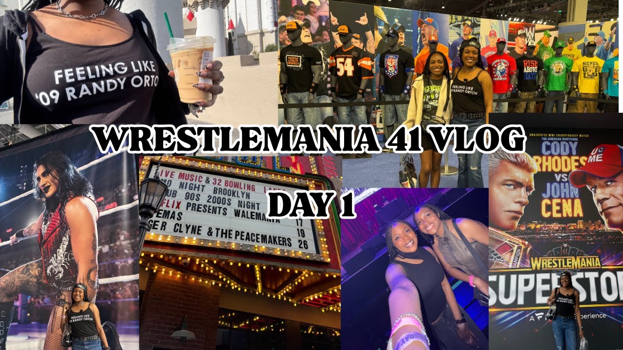 WRESTLEMANIA 41 VLOG |★ superstore, wwe world, walemania ★