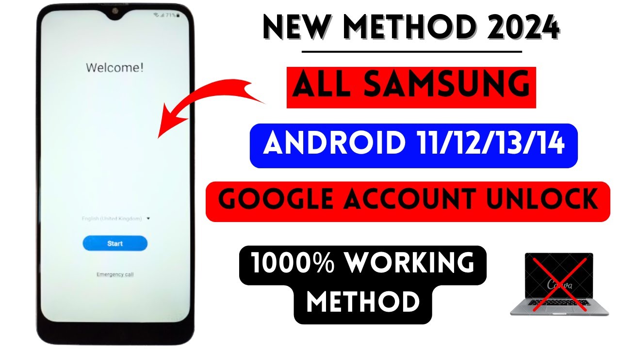 NEW METHOD 2024 - ALL SAMSUNG FRP BYPASS - Android 11/12/13/14 Without Pc | Remove Google Account