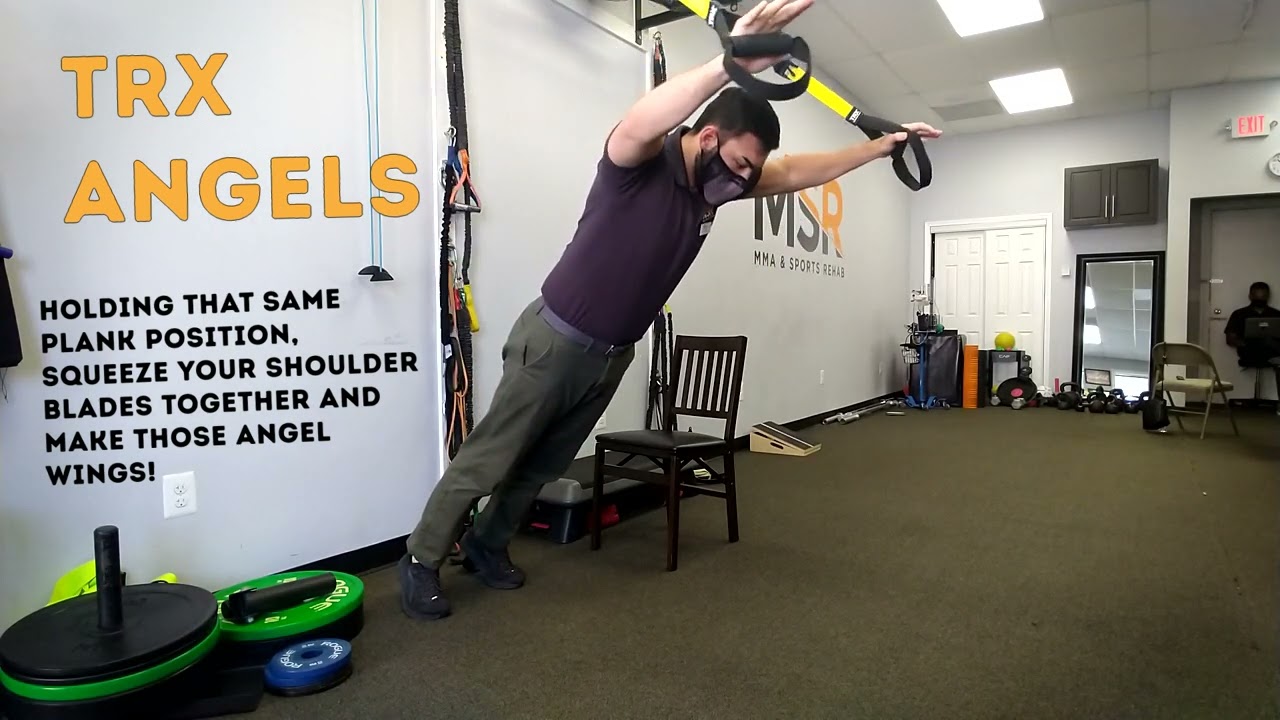 How to use TRX suspension strap for shoulder/ upper back strengthening exercises ?