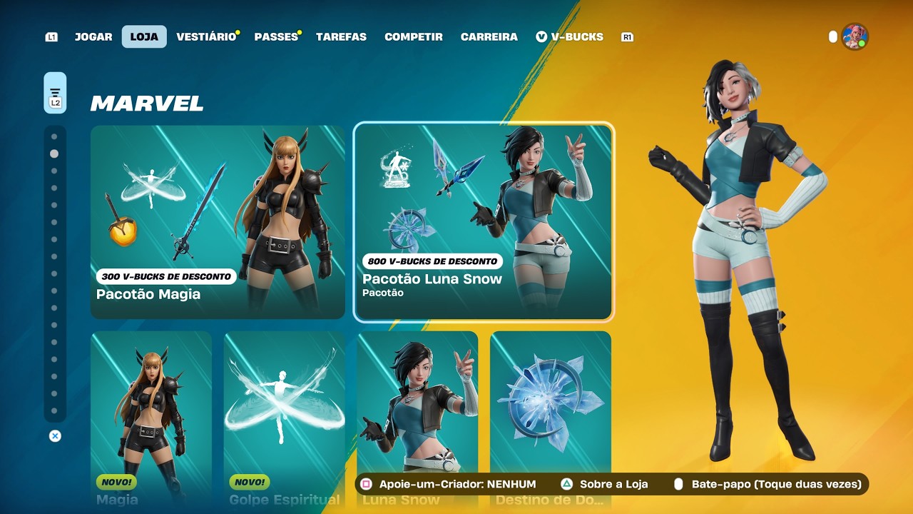 * 2 NOVOS TRAJES DO MARVEL RIVALS, E 2 NOVOS GESTOS!!!* - LOJA FORTNITE - 17/02/2026
