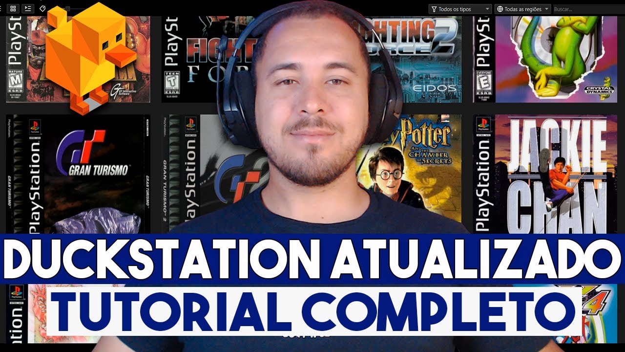 O MELHOR emulador de PS1 - DUCKSTATION ATUALIZADO - Tutorial Completo