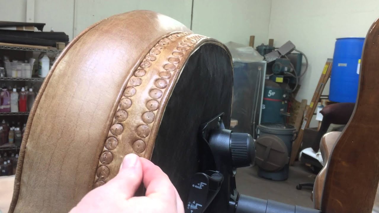 Leather Furniture Nailhead Removal and Placement