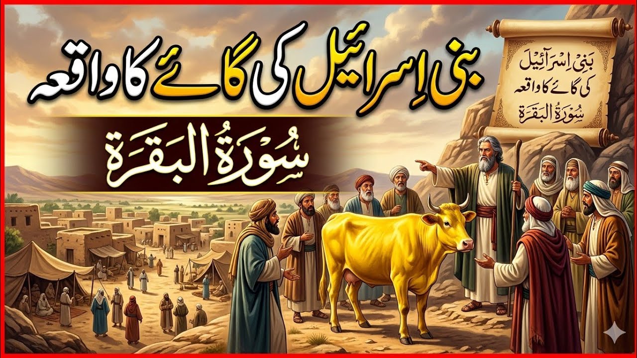 Surah baqarah aur bani israel ka waqia in Urdu | Bani Israel ki Gaye Ka Waqia | The Story Of The Cow