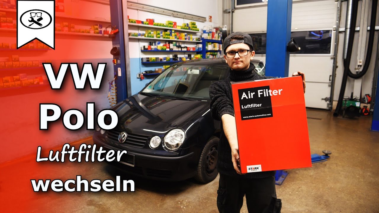 VW Polo 9n Luftfilter wechseln | change air filter | VitjaWolf | Tutorial | HD