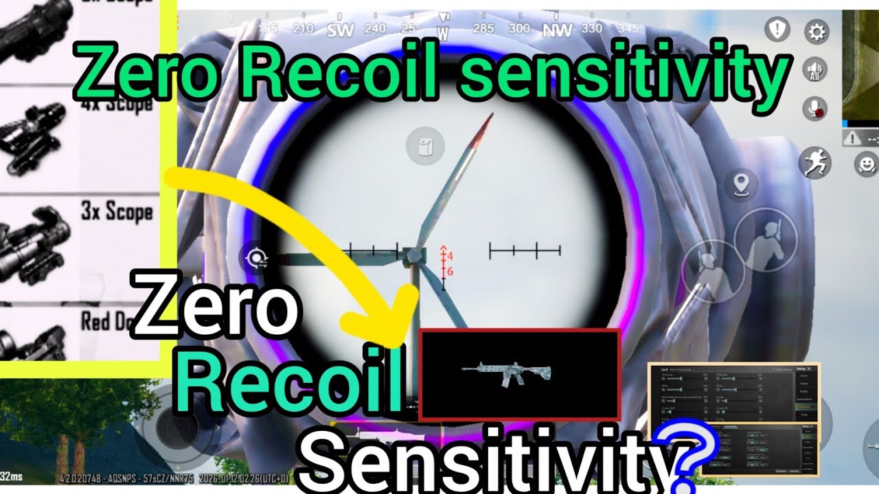 4. 2 Update Best Settings & Sensitivity for pubg& bgmi