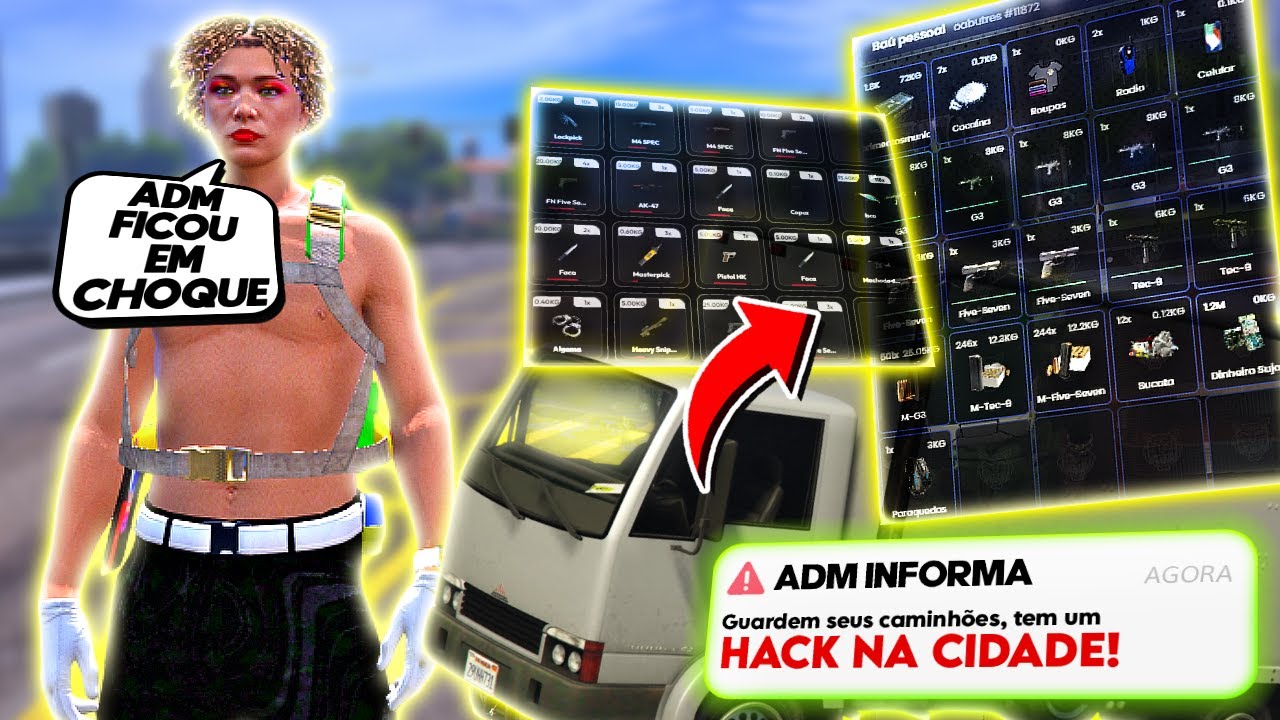 ROUB4NDO LOOT DO CAMINHÃO DOS OUTROS NO GTA RP