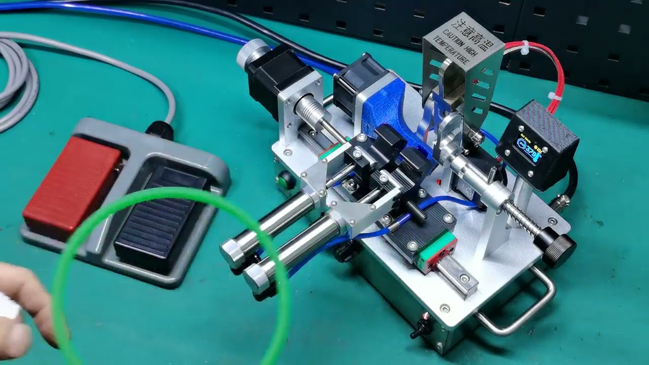 Pneumatic PU round belt jointing machine