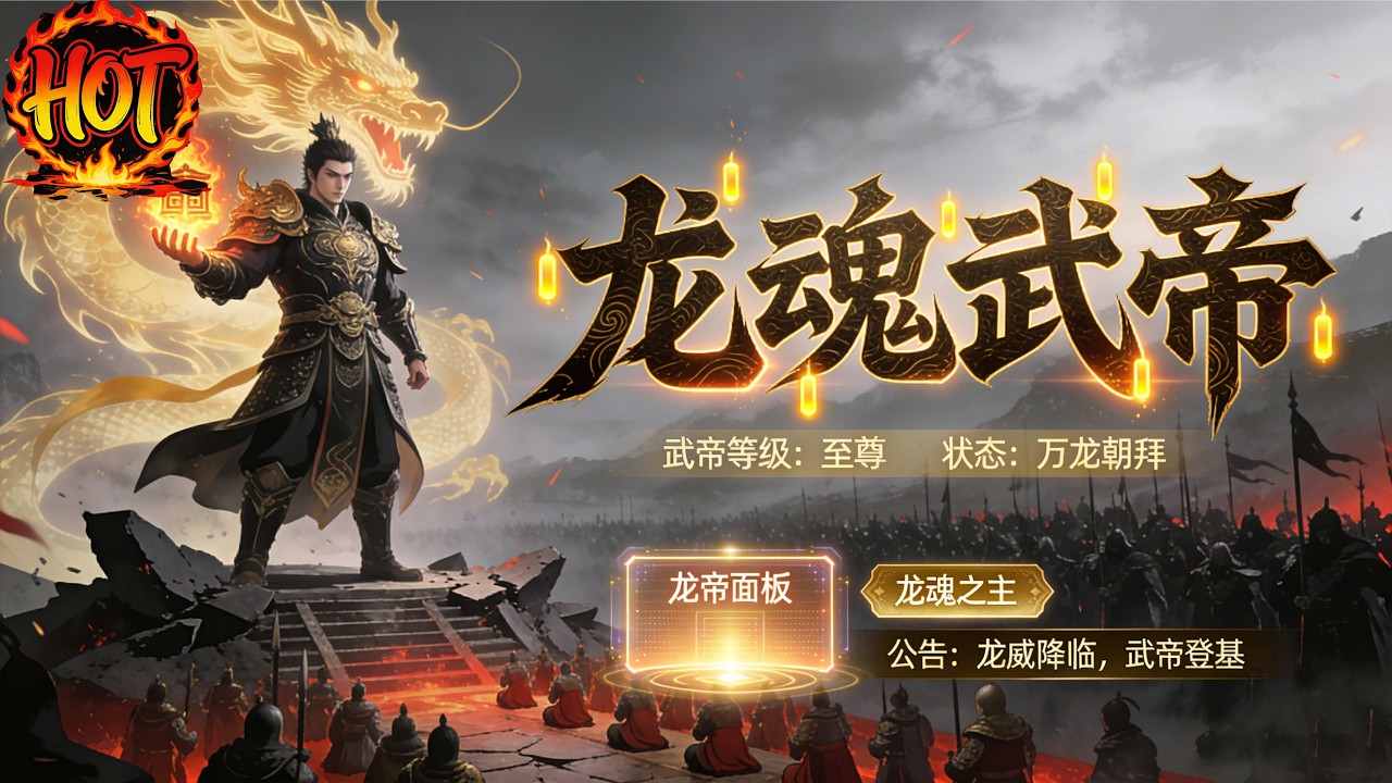 ✨【强推】《龙魂武帝》1--62集江尘从小展露天才之资，却觉醒了废武魂，废武魂实际是神品五爪金龙，随武魂一同觉醒的还有《神龙噬天诀》#穿越 #末世 #异能 ##动态漫画# 漫野推文
