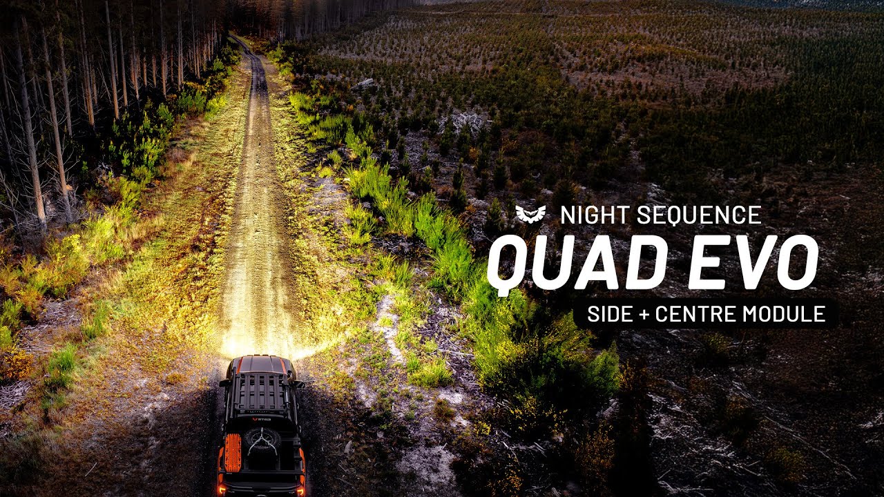 Driving Sequence | Quad EVO LED Driving Lights (Centre + Side Module)