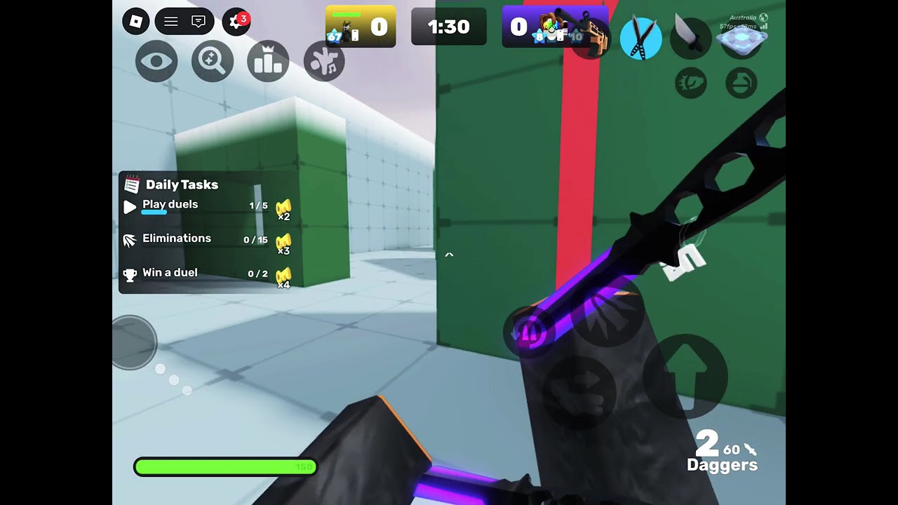 Playing rivals in Roblox (I also cooked my friends)!