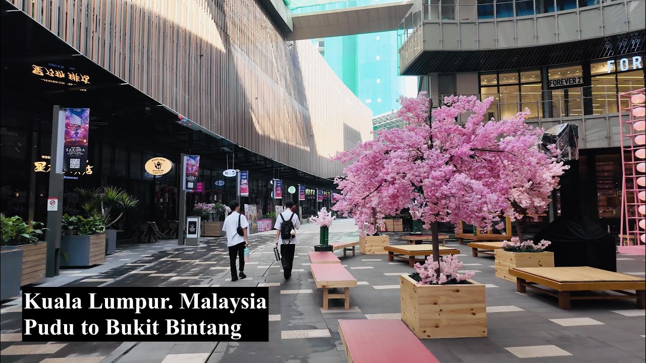【2024 🇲🇾 KLwalks】Morning Walk from Pudu to Bukit Bintang #BUKITBINTANG  #mitsulalaport