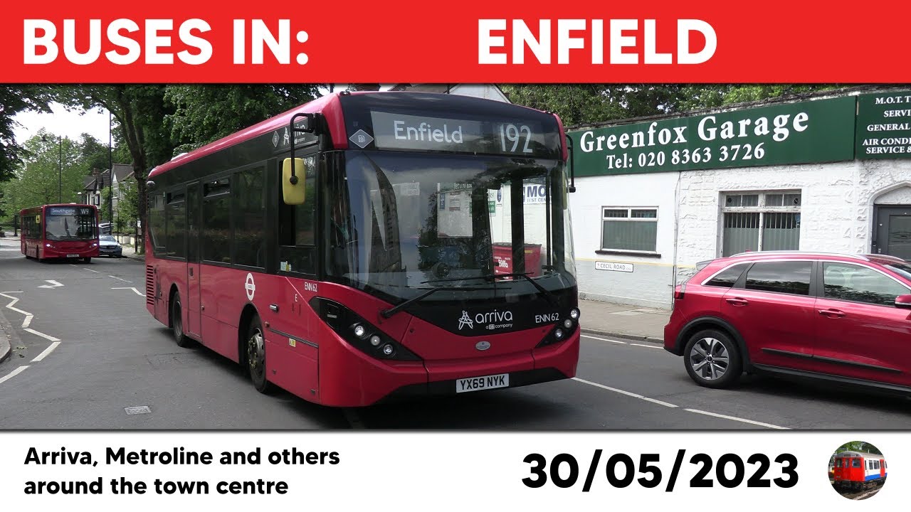 London buses in Enfield 30/05/2023