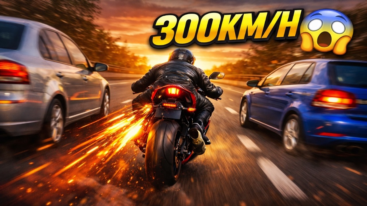 INSANE 300 KM/H Speed Run in Traffic Ride 😱🔥 | No Crash Challenge #gaming #games #GGamerz gaming