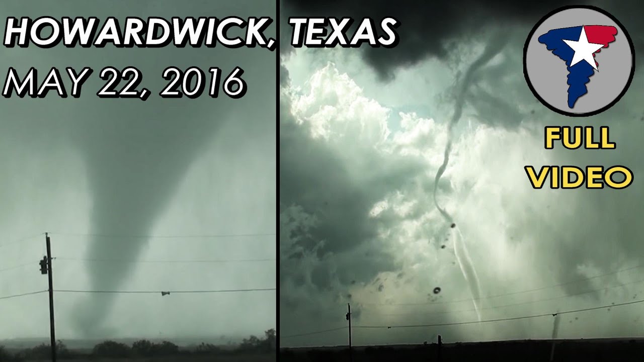 May 22, 2016 • Howardwick, Texas Tornado (Complete Video)
