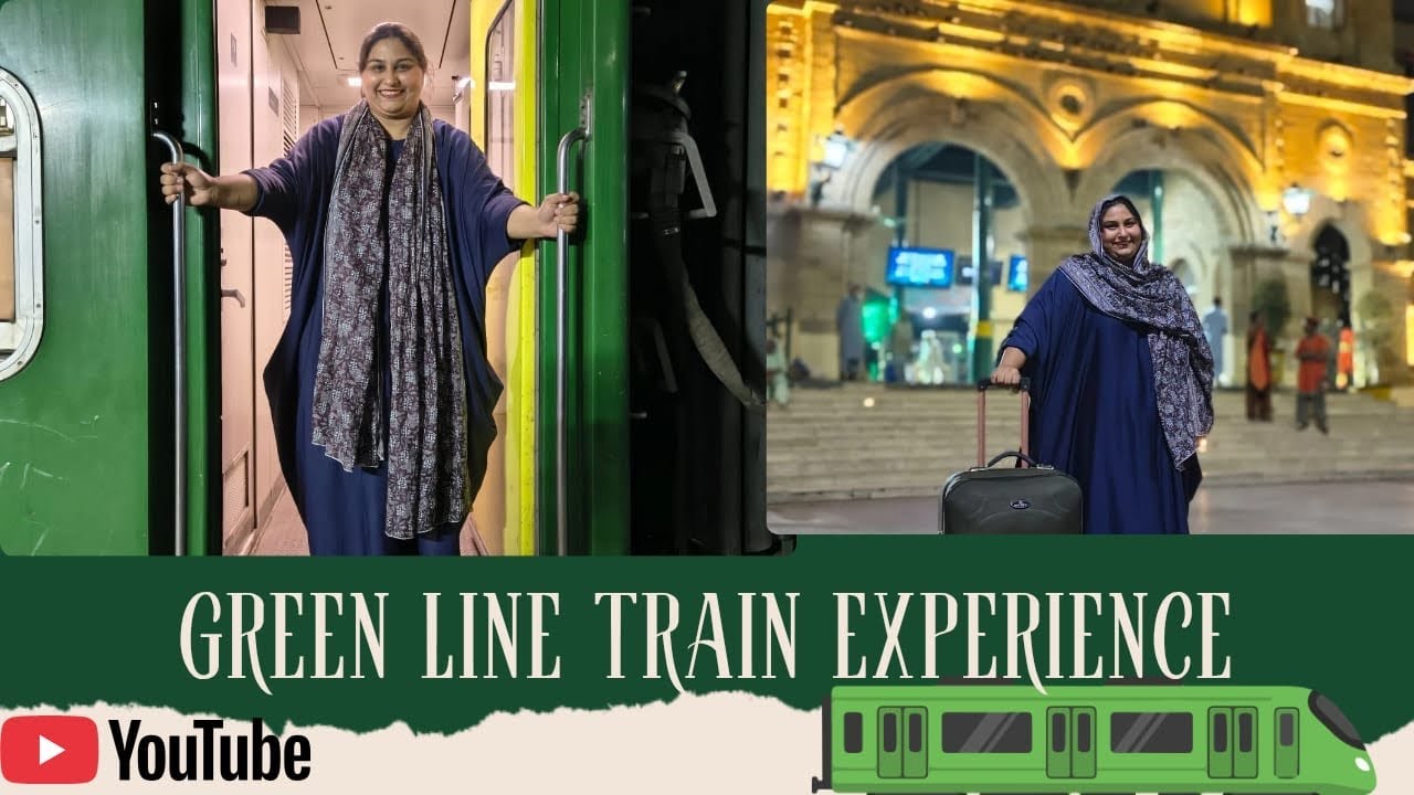 Latest update | 🚂 | Green lines train economy class |best train experience | Karachi to margala 