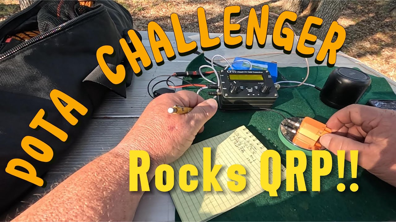 QRP CW POTA Activation at Eisenhower State Park | CFT1 + KJ6ER Challenger OCF Dipole