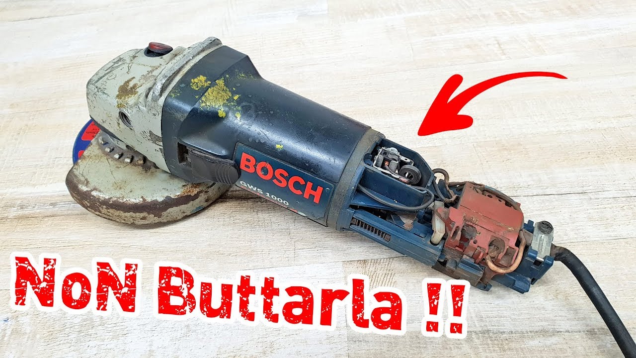 Vuoi sapere come si ripara una smerigliatrice angolare? REPAIR Angle grinder