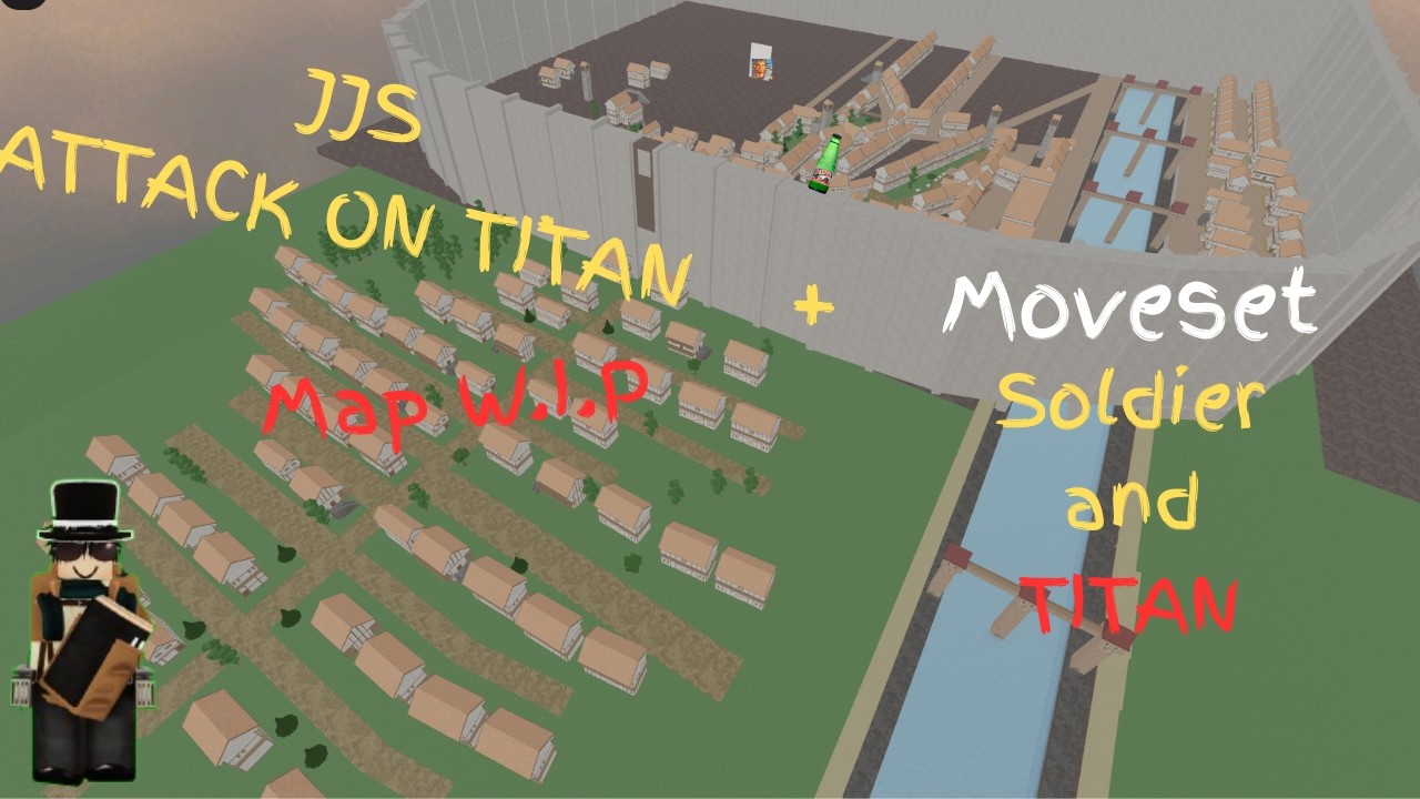 JJS ATTACK ON TITAN MOVESET + MAP (W.I.P)