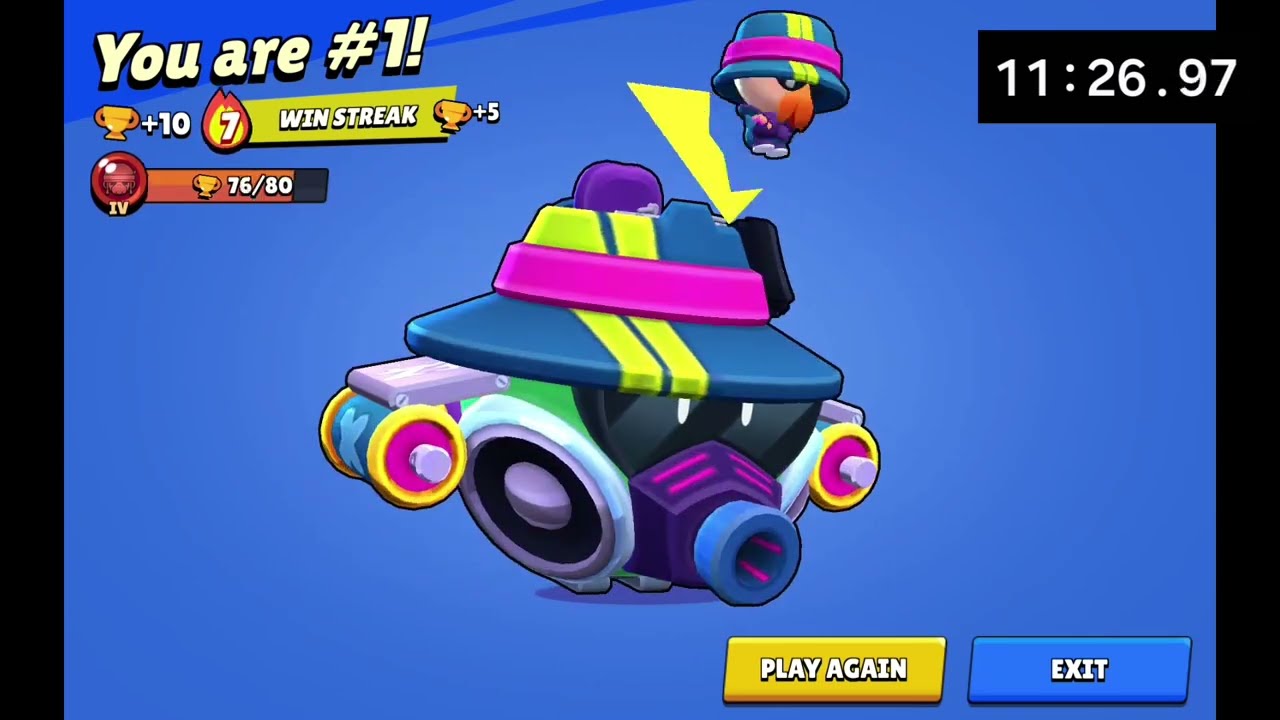 SPEEDRUNNING TO 100 TROPHIES WITH HANK - BRAWLSTARS