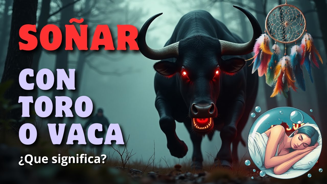 ¡SOÑAR con TOROS NEGROS TE AVISA DE ESTO! 😱🔮 Secretos Ocultos que NADIE te Cuenta