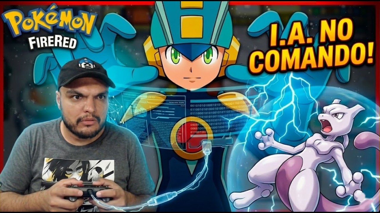 POKEMON FIRERED Com Uma I.A. Guiando Minhas Escolhas