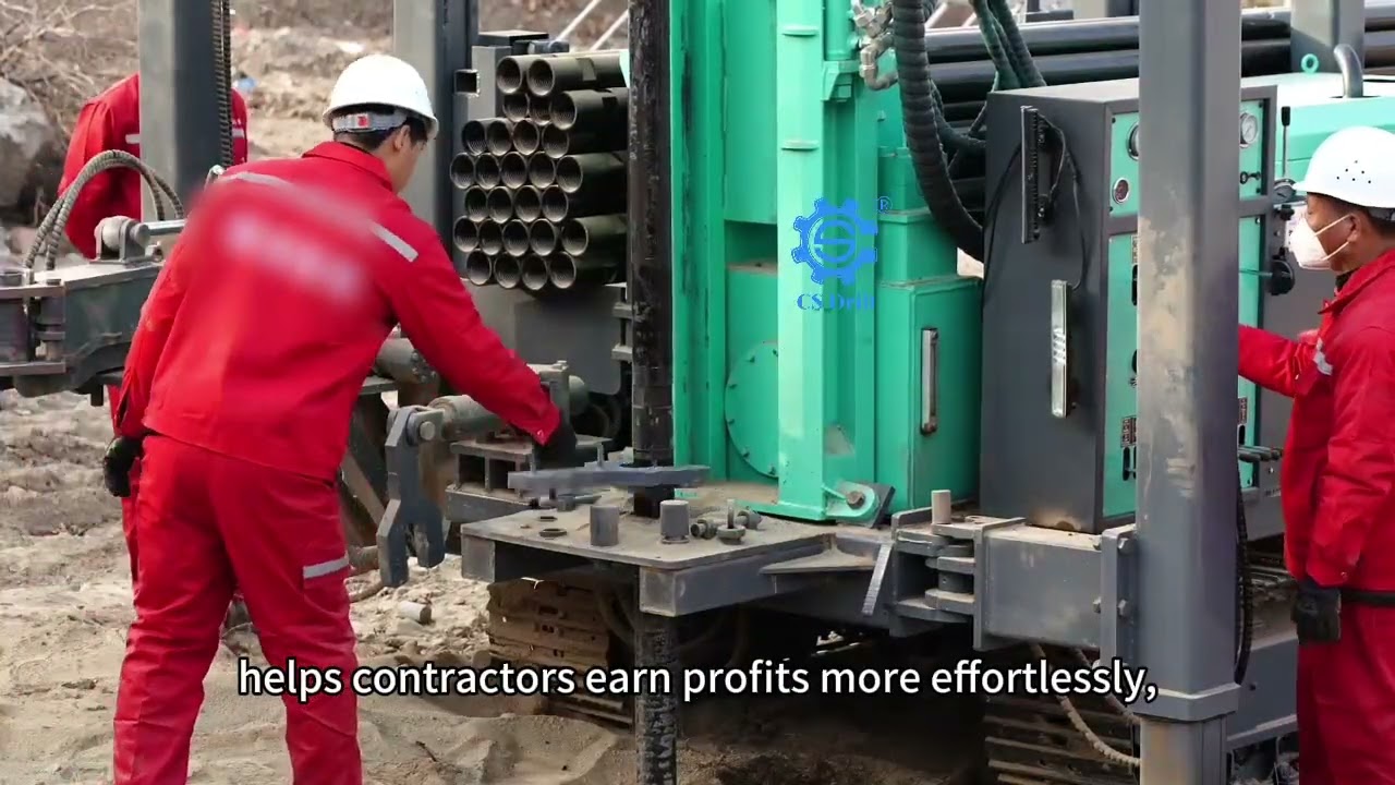 Revolutionize Your Drilling: CS400AC Auto-Rod Changer - 50 Rods, 2 Operators, Unbeatable Price!