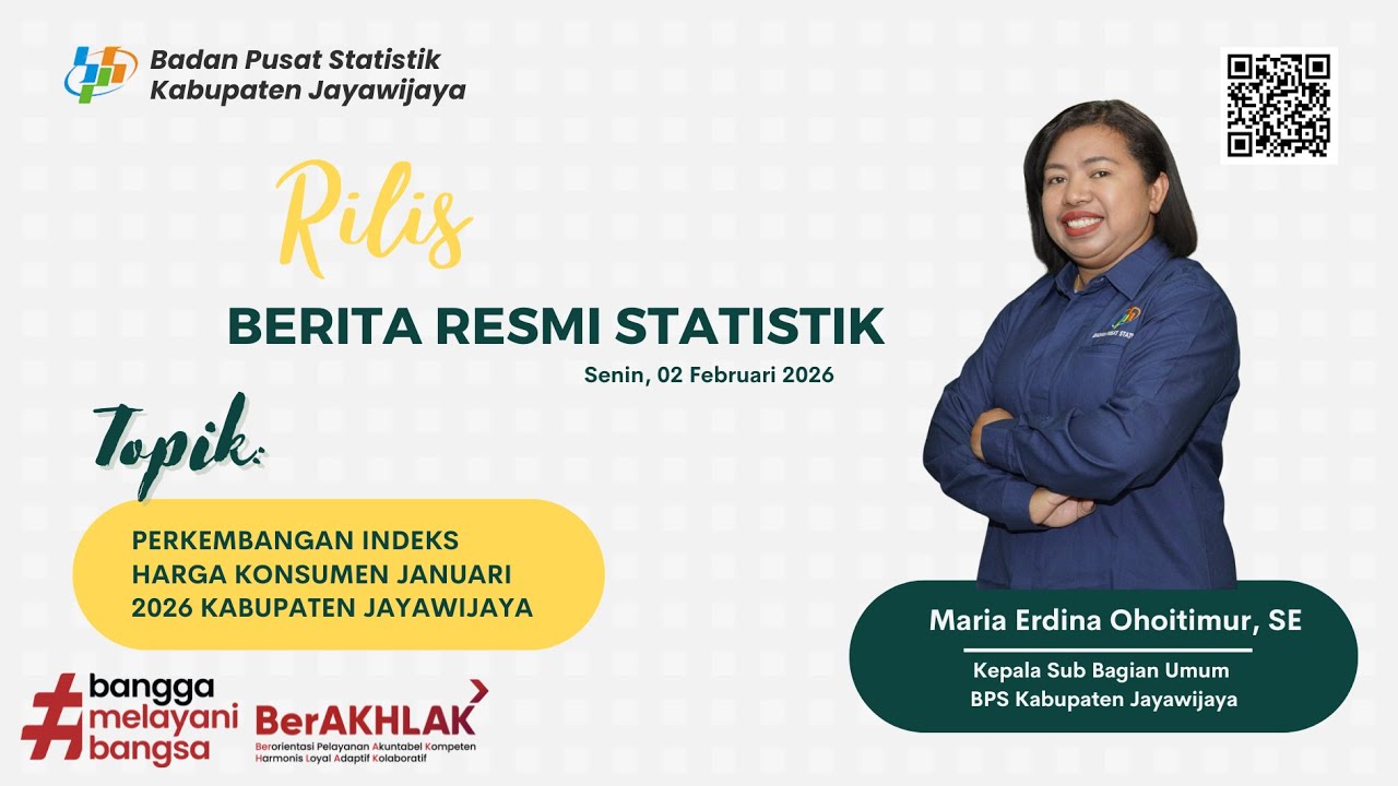 RILIS BERITA RESMI STATISTIK : INDEKS HARGA KONSUMEN KABUPATEN JAYAWIJAYA JANUARI 2026