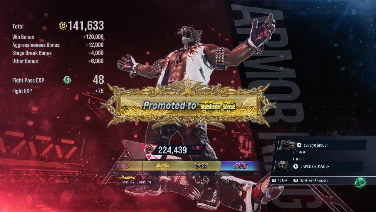 TEKKEN8_armor King promoted to TEKKEN god