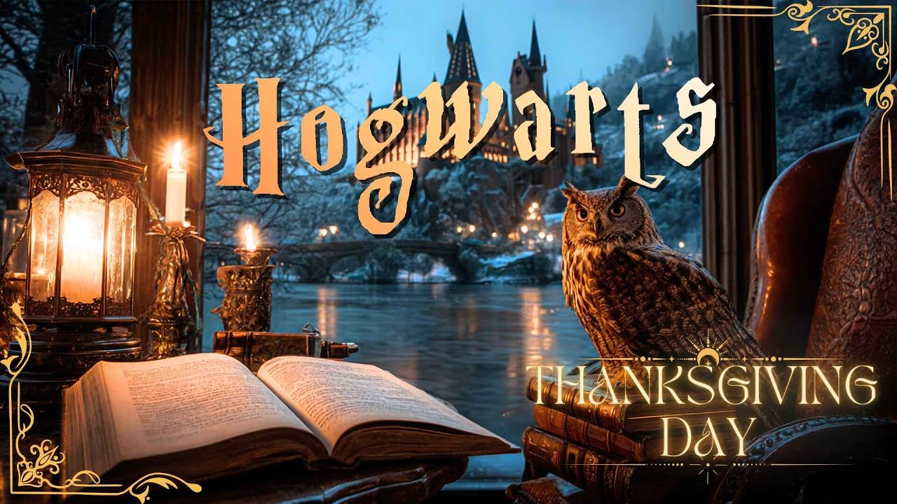 When Winter Falls Over Hogwarts ❄️ Magical Ambience & Cozy Background Music