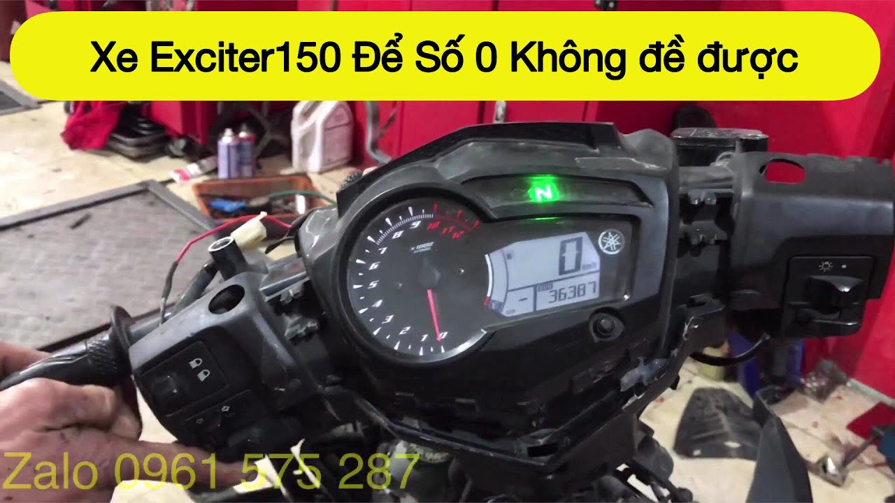 Xe Exciter150 hãng xe Yamama không đề được và cách kiểm tra
