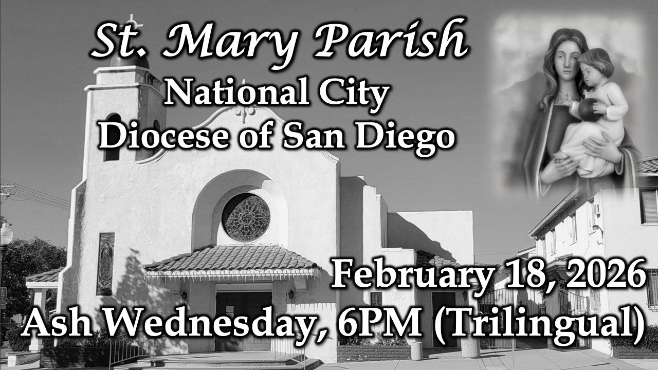 Holy Mass | Ash Wednesday 2026 6PM Trilingual Mass | February 18, 2026
