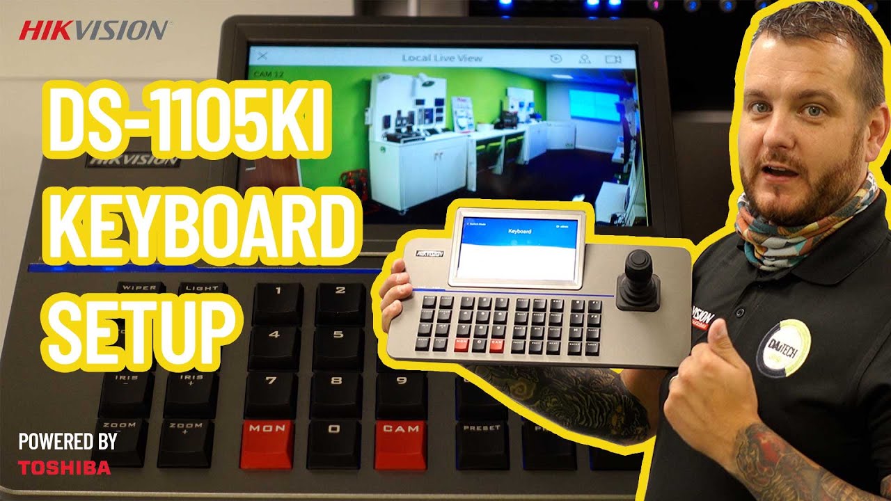 Hikvision DS-1105KI Keyboard Walkthrough & Setup