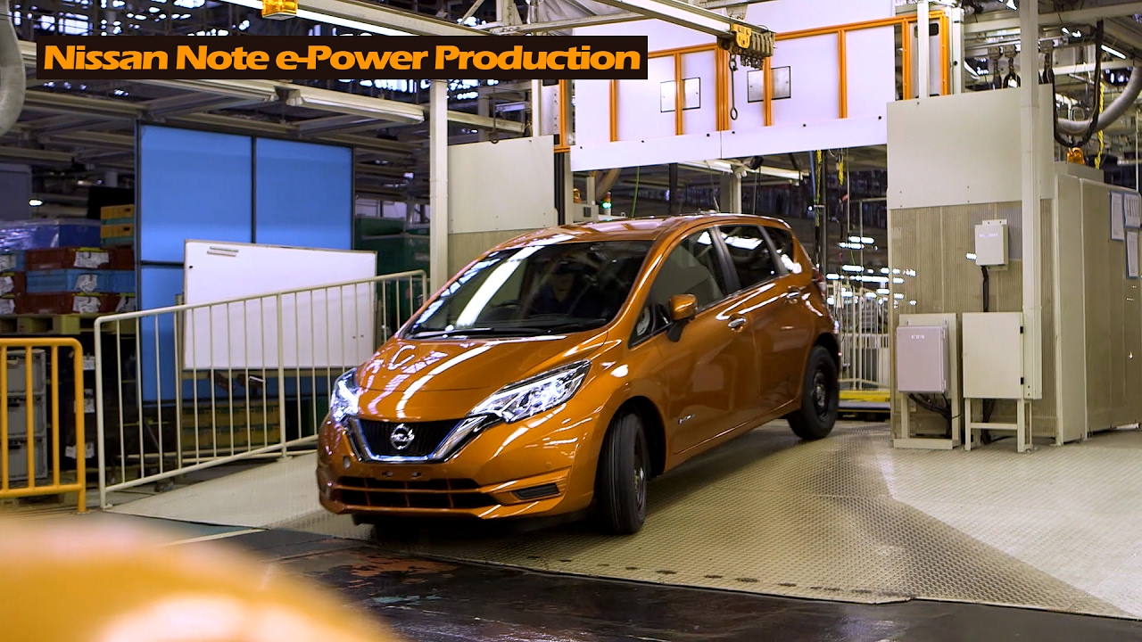 Nissan Note e-Power Production at the Oppama Plant
