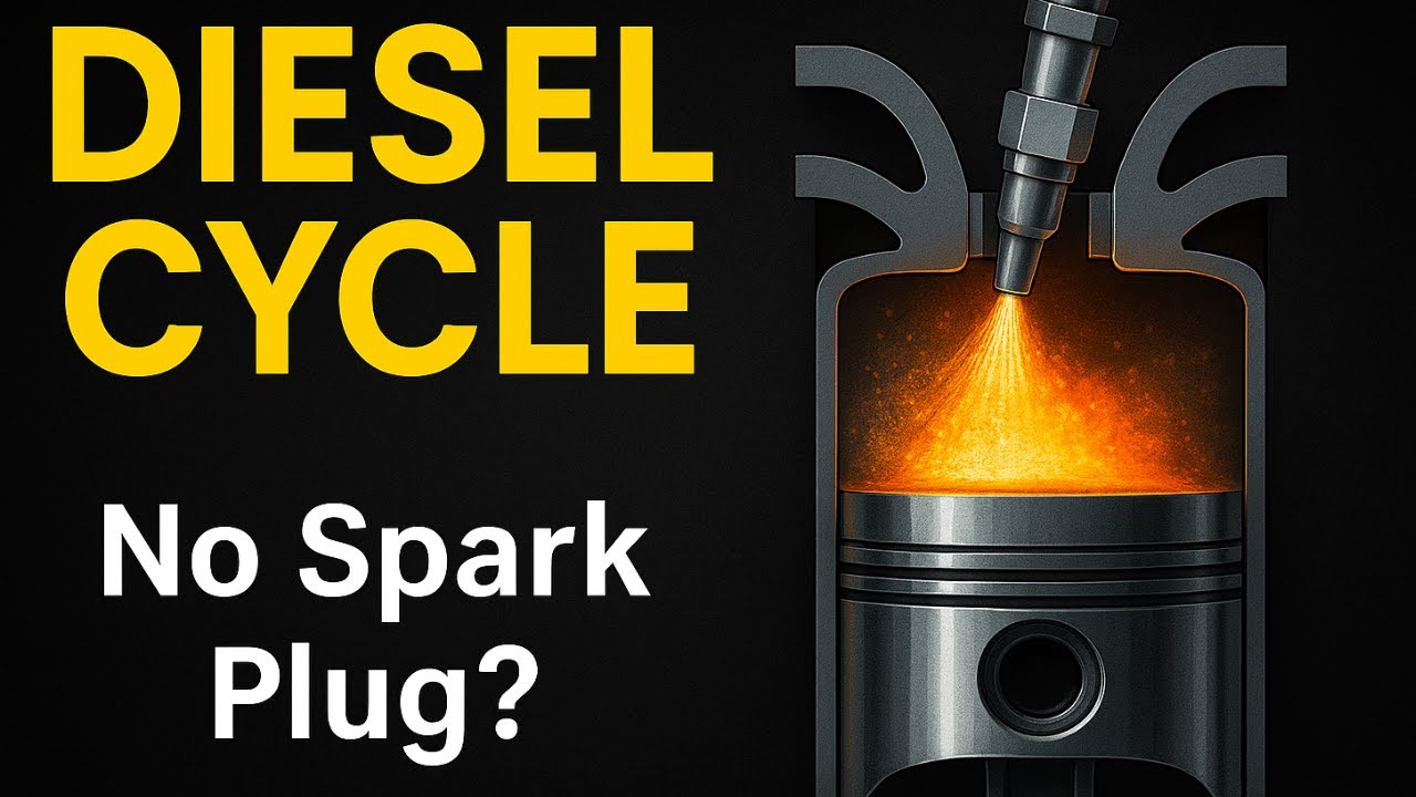 Diesel Cycle Explained (Compression Ignition) | Thermodynamics | Urdu/Hindi