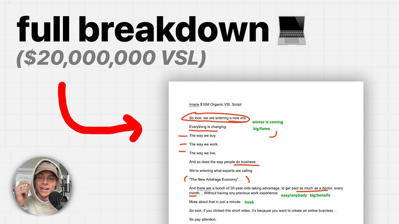 breaking down iman gadzhi's $20m VSL