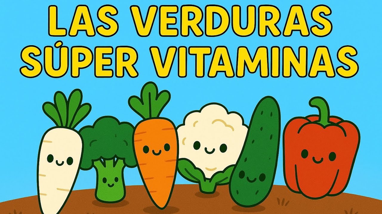 Las verduras, súper vitaminas | Canción infantil 