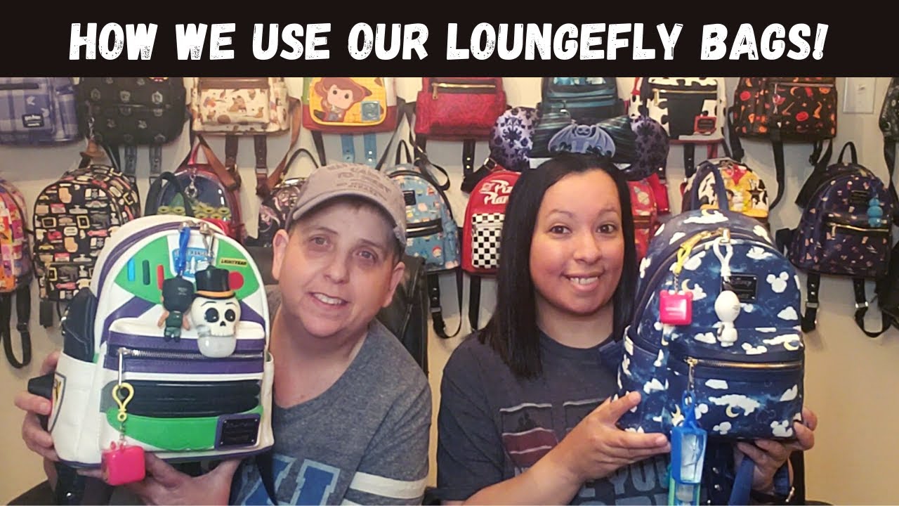 How we use our Loungefly Mini Backpacks!