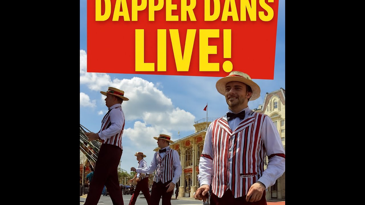 🎶 Dapper Dans Perform on Main Street – Songs, Smiles & 100+Year-Old Instrument History