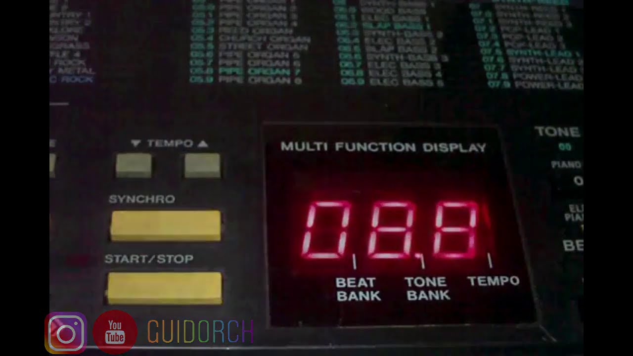 CASIO Demo Song (Real instruments)