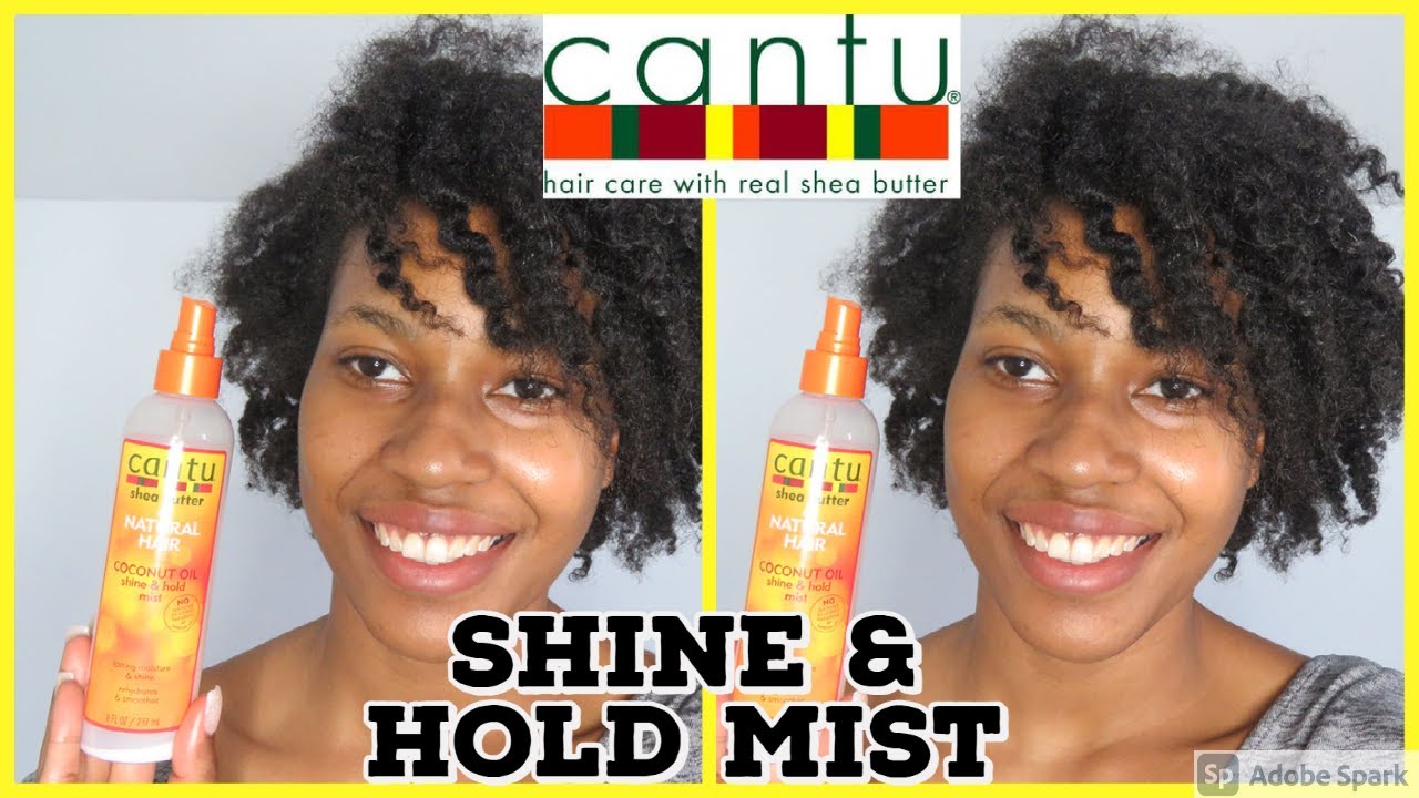 Cantu Natural Hair Coconut Oil Shine & Hold Mist Review