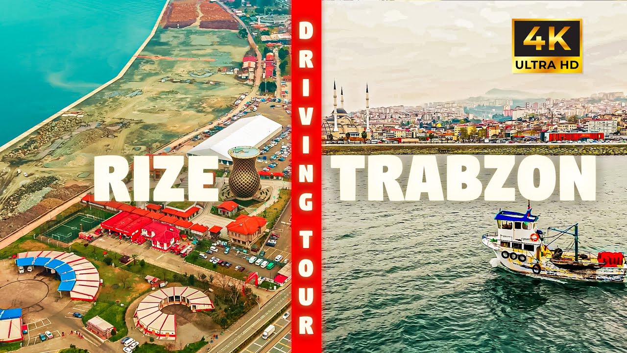 Rize - Trabzon | 4K DrivingTour | Turkish - BlackSea