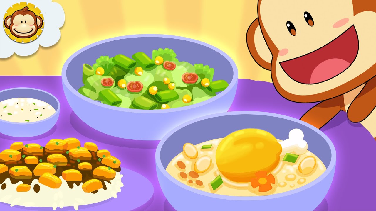Let's Eat Healthy | Learning English with Baba Lili Tata #nurseryrhymes #cartoon