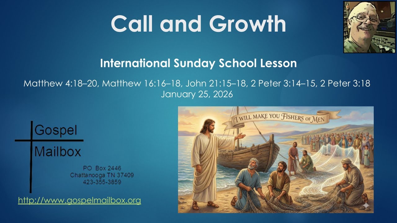 International Sunday School Lesson January 25, 2026