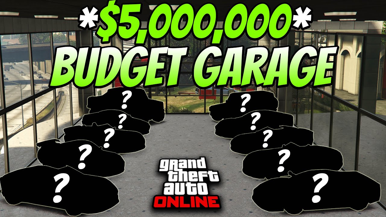 GTA 5 - $5,000,000 Budget Garage | Including Upgrades (GTA Online Garage Build)