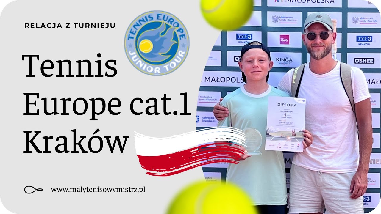 Janek na turnieju Tennis Europe 1 w Krakowie | Wienkra Kraków Cup 2023
