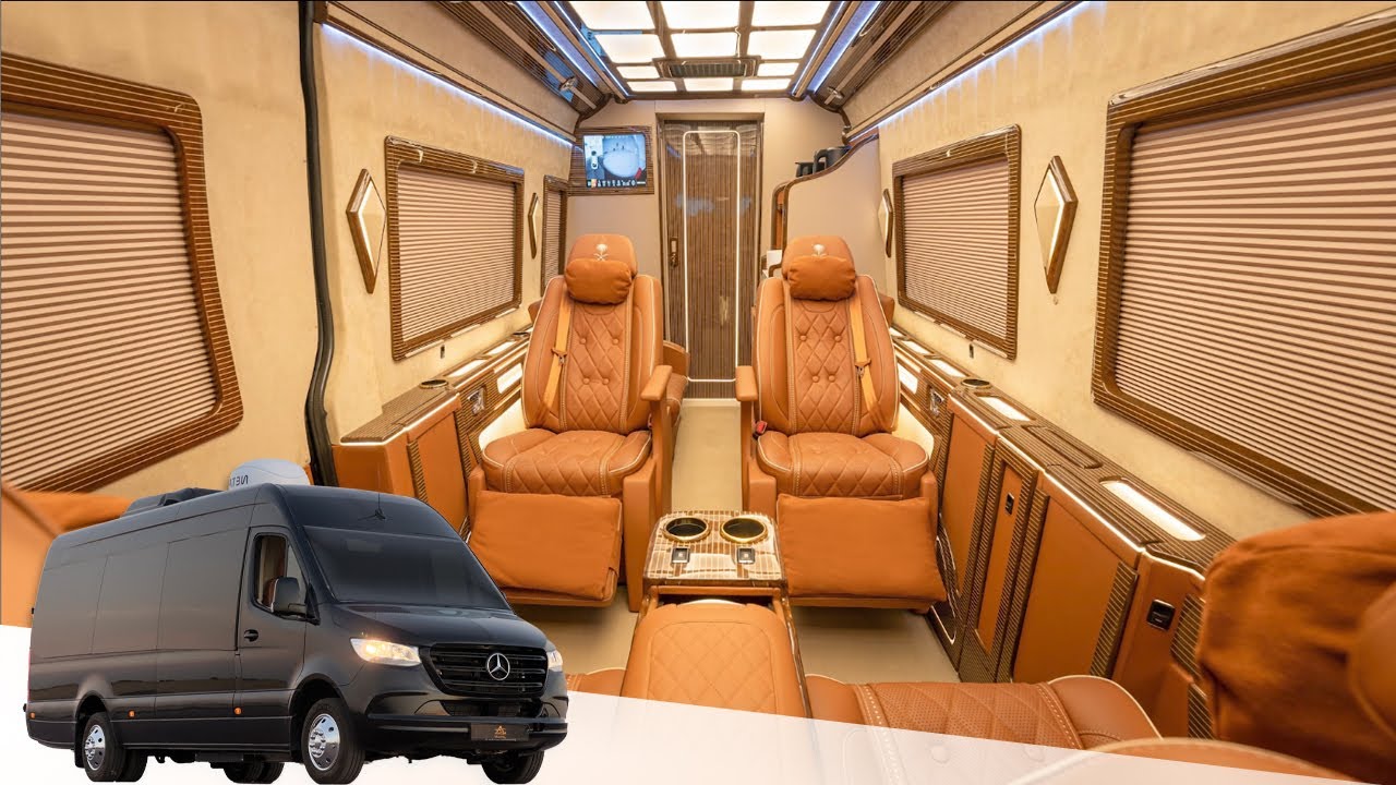 Mercedes Sprinter VIP Luxury van - Full Review Interior customized