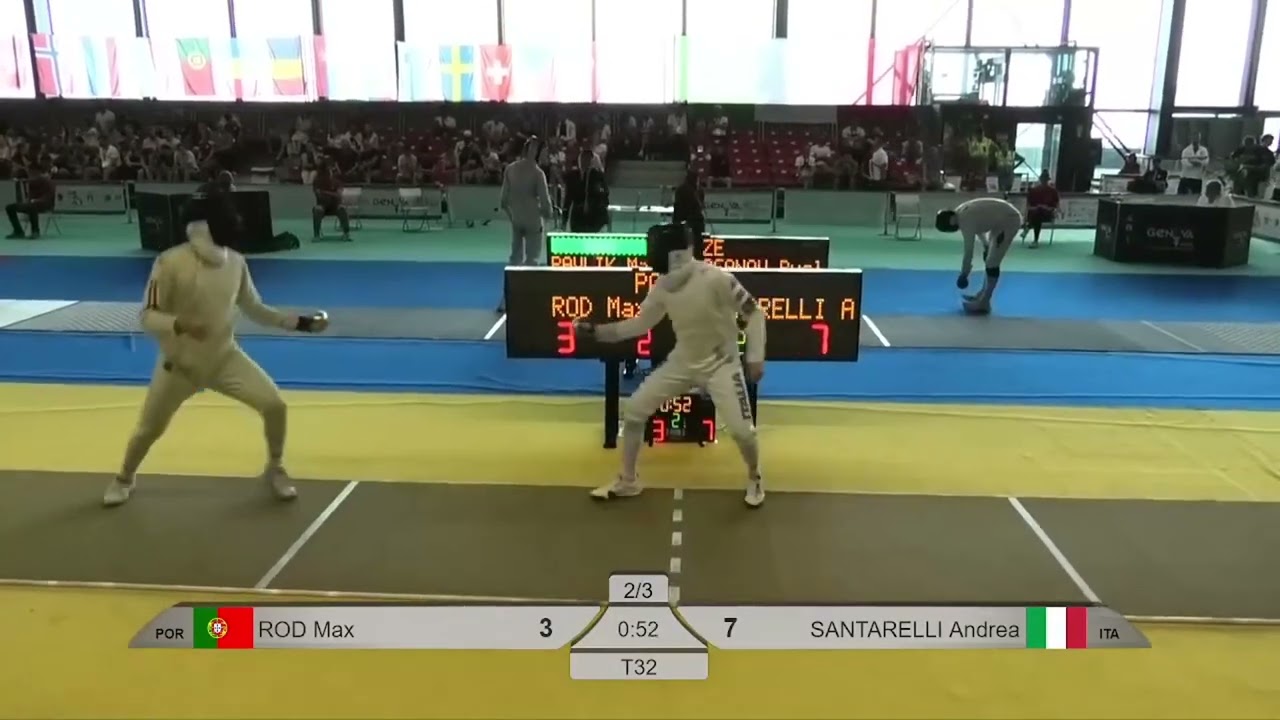 Euro Champs 2025 SME - L32 - Max Rod POR v Andrea Santarelli ITA