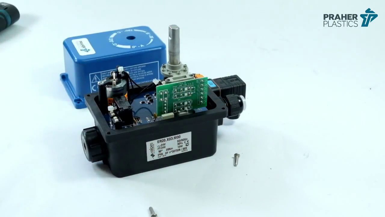 Anschluss eines elektrischen Antriebs ER Premier, Plus, Failsafe oder Posi