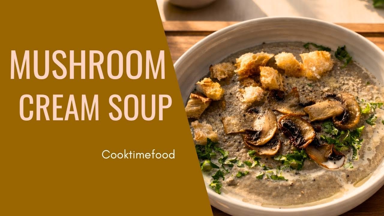 👉 Mushroom Soup – Perfect for a Cozy Meal